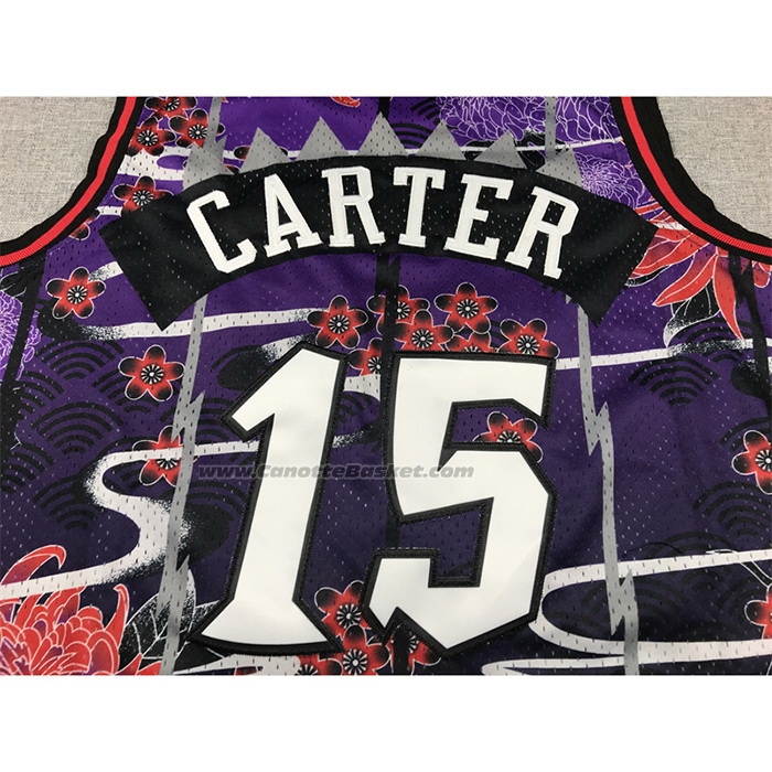 Maglia Toronto Raptors Vince Carter #15 Mitchell & Ness Lunar New Year Viola